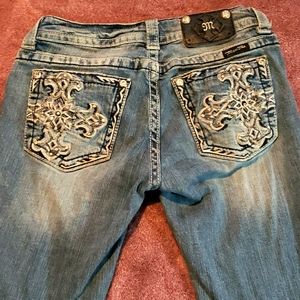 Miss Me Aztec cross jeans